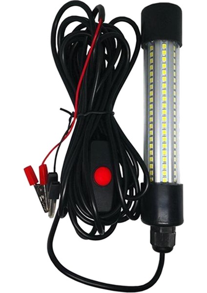 12 V LED Sualtı Dalgıç Balıkçılık Işık Kalamar Lambası Mavi Çekin
