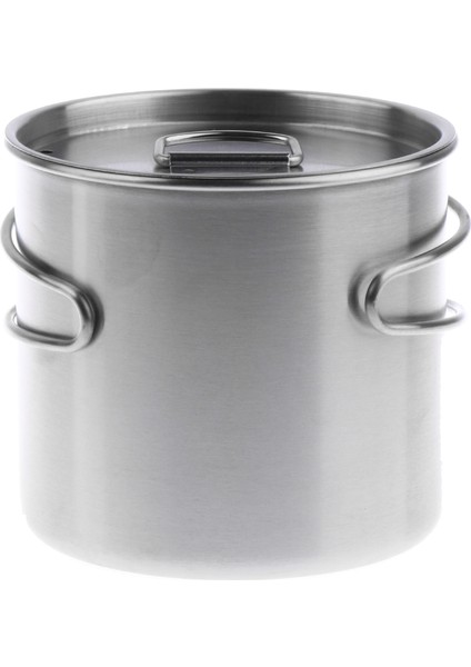 500 ml Paslanmaz Çelik Kamp Fincan Pişirme Pot Kase Seyahat Sırt Çantasıyla Yürüyüş
