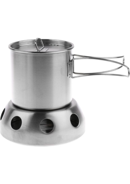 500 ml Paslanmaz Çelik Kamp Fincan Pişirme Pot Kase Seyahat Sırt Çantasıyla Yürüyüş fırsatları