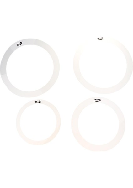 1 Set Pet 12IN 14IN 14IN Davul Ton Kontrol Yüzükler Perküsyon Aksesuarı 10 '' 12 '' 14 '' '14' '