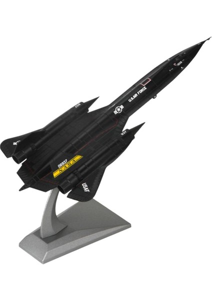 1/144 Ölçekli SR-71A Blackbird Reconnaissance Uçağı - Standlı Diecast Model