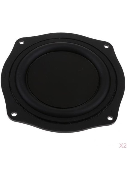 2 Adet 4 '' Hoparlör Titreşimli Membran Pasif Woofer Diyafram Plakası Yeni(Yurt Dışından)