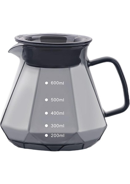 Kahve Pota Dökme Brewer V-Şekilli Ağız Kahve Dükkanı Kahve Severler Pot Pot 600 ml