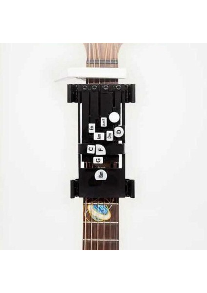 Gitar Yardım Akor Eğitmen Öğrenme Sistemi Öğretmek Pratik Asistan Acemi Siyah