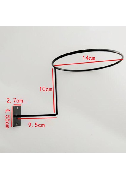 12 Adet Duvar Montaj Kask Ekran Tutucu Raf Askı Için Ressam Üst Şapka Peruk 14 cm