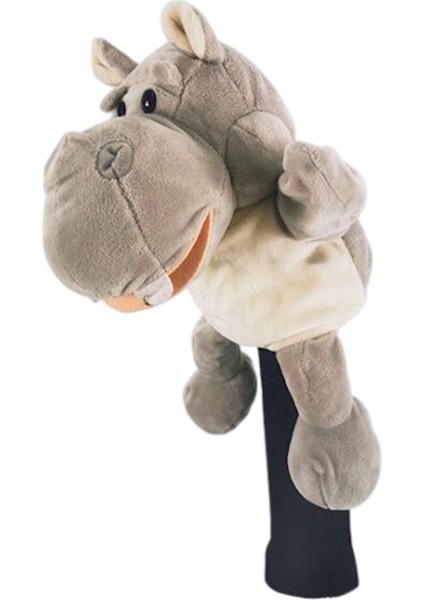 Hayvan Golf Sürücüsü Headcover Club Kafası Kollu Guard Golfçü Hediye Hippo Kapakları