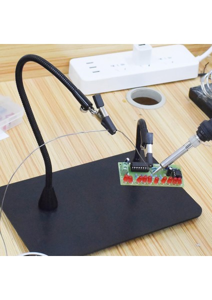 Kuyumcular Model Maker Çalışma Istasyonu Timsah Tutucu Pcb Kurulu Sabit Klipler 2 Ortak Boru + 2 Klip