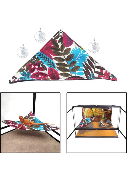 Sakallı Ejderha Hamak Sürüngen Hamak Nap Mat Kertenkele Sıçan Küçük Hayvan Beyaz L Için indirimleri