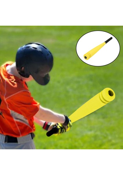 Sünger Beyzbol Yarasa Oyuncak Çocuk Eğlence Spor Eşyaları Güvenlik Eğitim Sarı 54 cm fırsatları