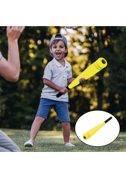 Sünger Beyzbol Yarasa Oyuncak Çocuk Eğlence Spor Eşyaları Güvenlik Eğitim Sarı 54 cm indirimleri