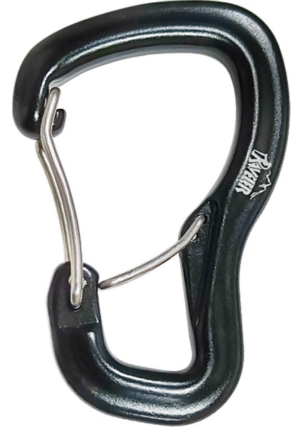 Alüminyum Hamak Carabiner Çift Elastik Çelik Tel Kapı Sırt Çantası Için 8kn