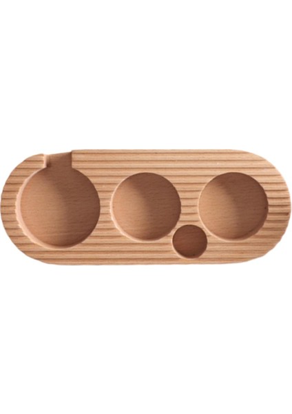 Ahşap Kahve Sabahlığı Tutucu Kahve Aksesuarları Filtre Standı Espresso Küçük