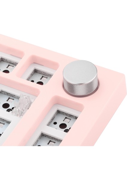 Mekanik Dıy Hotswap Klavye Özelleştirilmiş Kiti Rgb Modu Oyun Klavyeleri Pembe Pembe modelleri