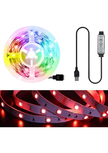 Arka Plan Işık Şerit Rgb IP65 Su Geçirmez LED Internet Cafe Yetişkin 4 Metre