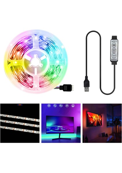 Arka Plan Işık Şerit Rgb IP65 Su Geçirmez LED Internet Cafe Yetişkin 4 Metre