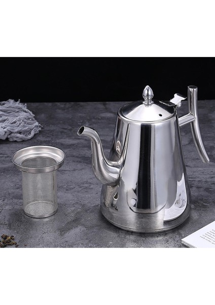 Paslanmaz Çelik Çaydanlık Soğuk Su Pot Çay Potu Restoran Ofisi Ev Için 2.4l
