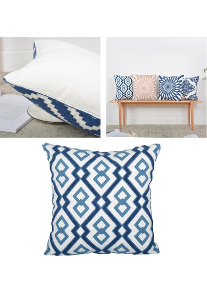 Modern Dekoratif 45X45CM Üzerinde Işlemeli Yastık Yatak Odası Için indirimleri
