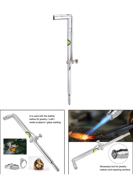 Takı Yapımı Ekipmanları Ateşleme Kılavuzu Küçük Kaynak Tabancası Tool Kit Için Ev Gümüş Orta(Yurt Dışından)