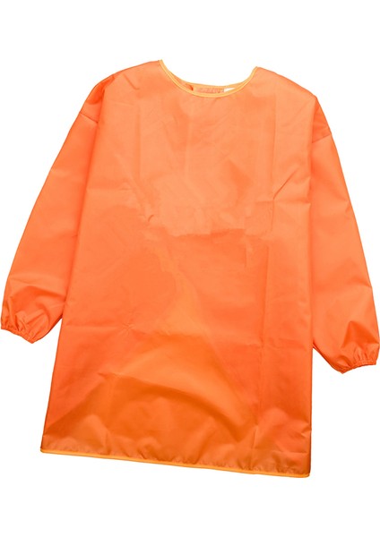 3 Boyutları Çocuk Uzun Kollu Önlük Çizim Boyama Smock Temizleme Turuncu fiyatları