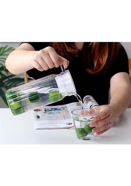 10 Adet Akrilik Su Sürahisi 1.1l Suyu Içecek Kavanoz Bar Cafe Mutfak Için fiyatları