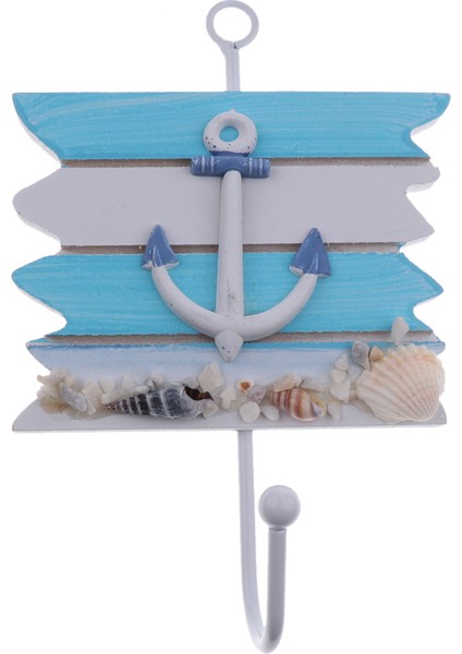 2 Kanca Giyim Şapka Çanta Askı Raf Tutucu Deniz Tekerlek + Çapa Duvar Dekorasyonu(Yurt Dışından) indirimleri