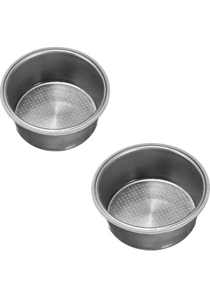 2x 51MM Paslanmaz Çelik Delonghi Için Basınçsız Kahve Filtresi Sepeti