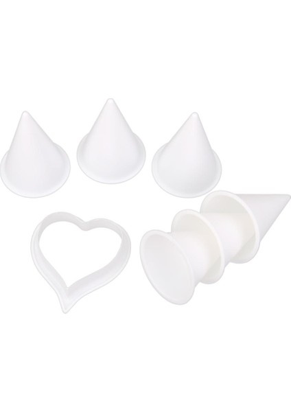 7 Calla Lily Çiçekler Kümesi Eski Modelleme Kesici Sugarcraft Dekorasyon