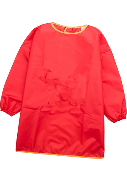 2 Adet Su Geçirmez Uzun Kollu Bebek Çocuk Çocuk Besleme Smock Apron Bib L