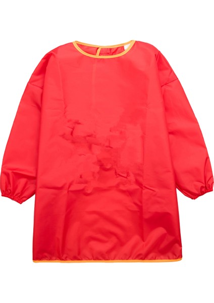 2 Adet Su Geçirmez Uzun Kollu Bebek Çocuk Çocuk Besleme Smock Apron Bib L