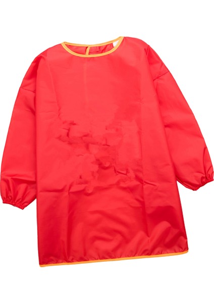 2 Adet Su Geçirmez Uzun Kollu Bebek Çocuk Çocuk Besleme Smock Apron Bib L