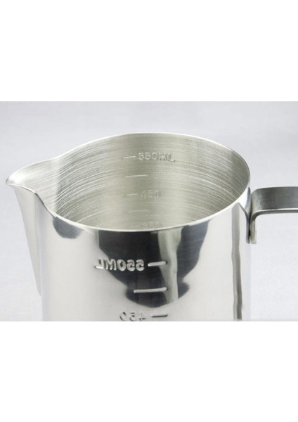 Paslanmaz Kahve Frothing Süt Latte Sürahi ile Ölçek + Köpüklü Termometre indirimleri