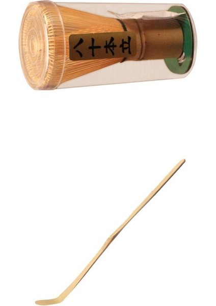 Doğal Bambu Matcha Tea Çırpma (70-75 Prong) Matcha Scoop Çay Araçları ile