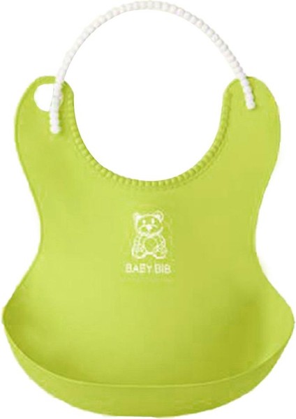 2 Adet Su Geçirmez Bebek Önlükler Silikon Rahat Yumuşak Toddlers Besleme Önlükler
