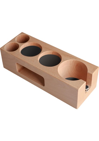 Ahşap Kahve Sabahlığı Tutucu Espresso Makinesi Aksesuarları Istasyonu Barista Için 51-54MM(Yurt Dışından)