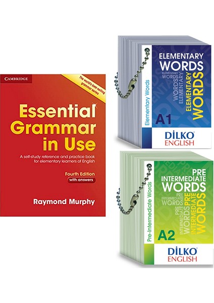 Essential Grammar in Use- With Answers & Kelime Kartlari A1-A2