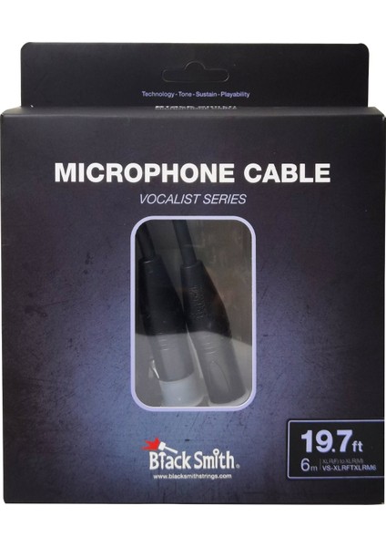 Black Smith  Vocalıst Serıes Mıcrophone Cable Xlr(Female) To Xlr(Male) 6m