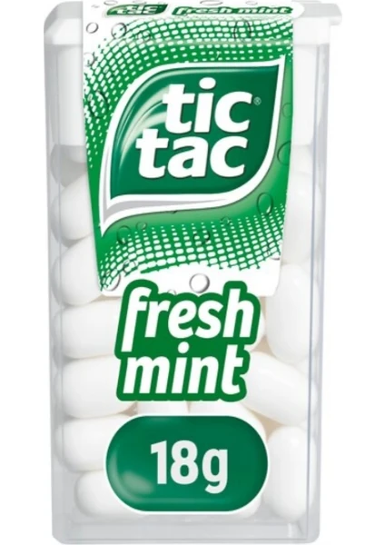 Tic Tac   Mint Naneli Şeker 18  gr Nane Aromalı Şekerleme