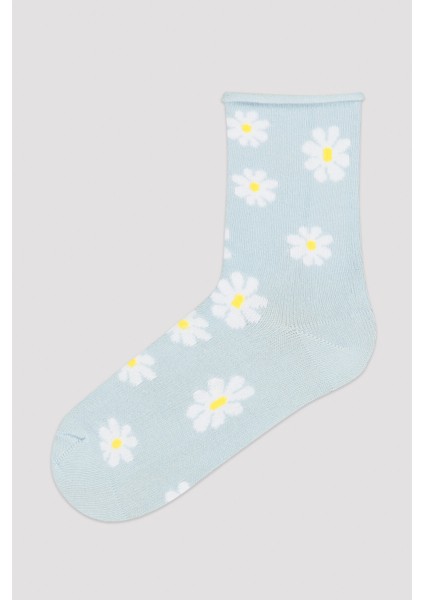 Blue Daisy 2li Soket Çorap modelleri