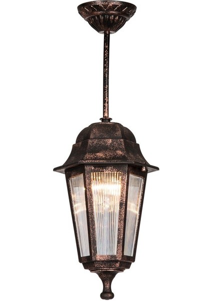 Dekoratif Optik Altıgen Bakır Sarkıt Armatür Aplik 20CM x 46CM fiyatları