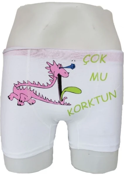 Çok Mu Korktun  Komik Erkek Boxer