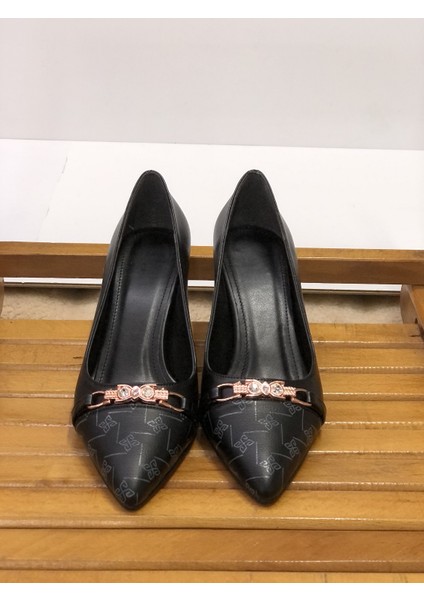 Yeni 5 cm Ince Topuk Stiletto Bayan Ayakkabı