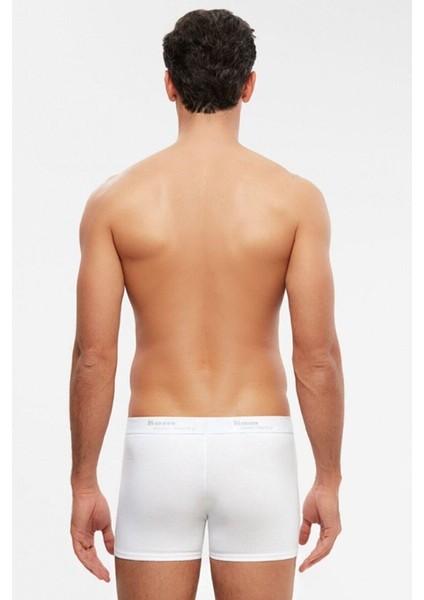 Tight Pamuklu 2'li Erkek Boxer - Beyaz fiyatları