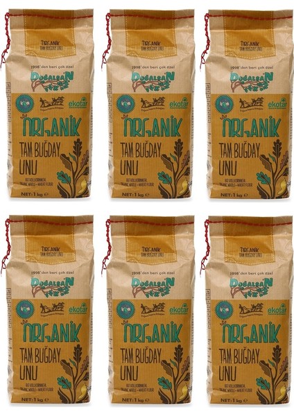 Tam Buğday Unu 1 kg x 6