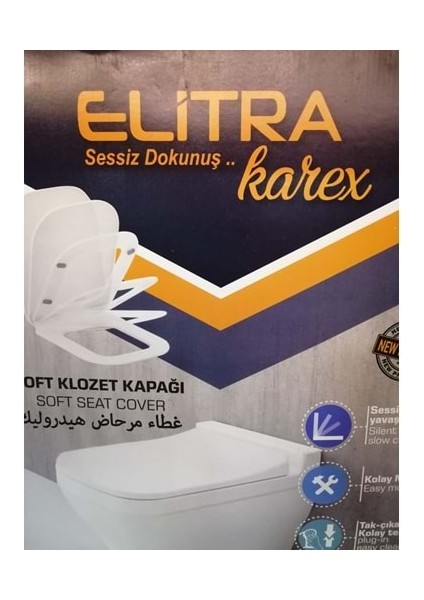 Karex Kare Klozet Kapağı