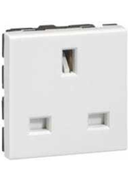 Armada Ingiliz Standartı Topraklı Priz Beyaz 2 Modül 077505 fiyatları