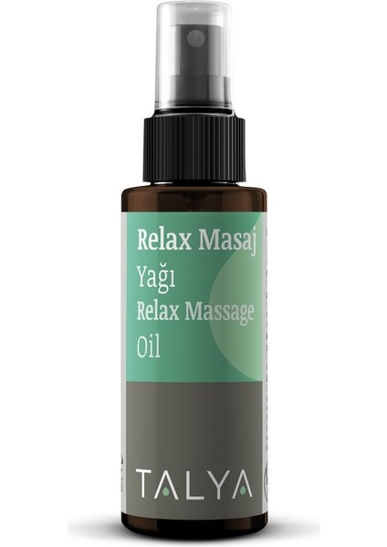 Relax Masaj Yağı, 7 Bitki Yağı Karışımı, Rahatlatıcı ve Aromaterapik, 80 ml