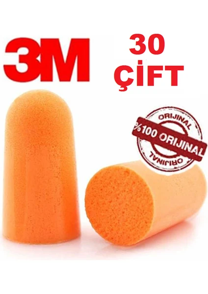 3m 1100 Refill Kulak Tıkacı 30 Çift