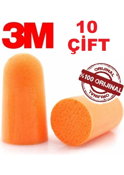 3m 1100 Refill Kulak Tıkacı 10 Çift