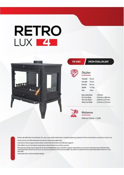 Retro Lüx 4 FS043