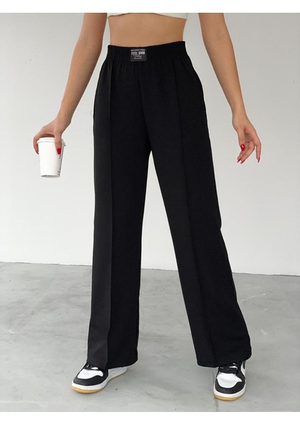 Feel Good Yazılı Bol Paça Eşofman Altı fırsatları